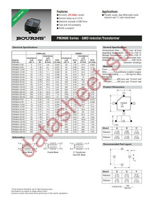 PM3602-150-B-RC datasheet  